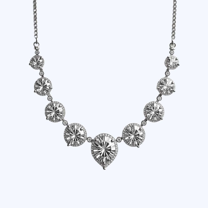 Колье Orféa из серебра с бриллиантами